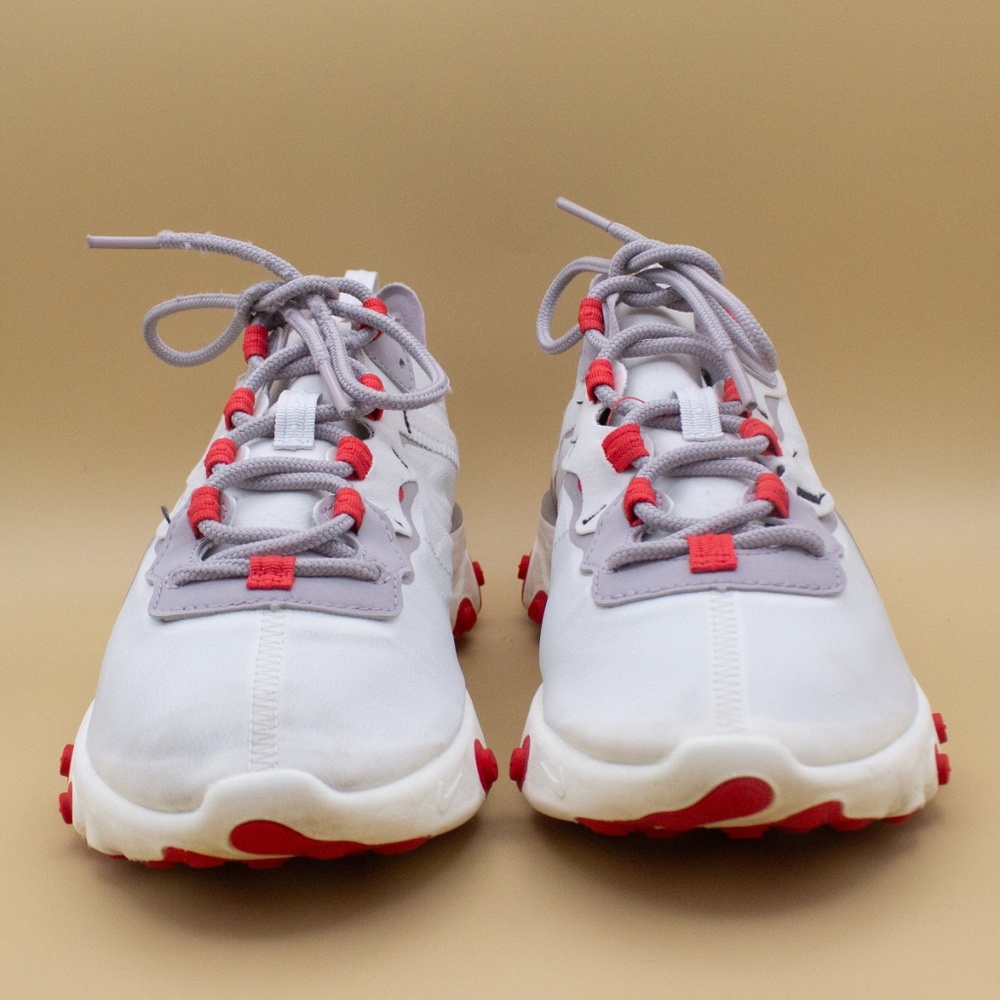 Nike React Element 55 Sail Phantom Red Shoes Bq27… - image 2